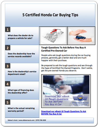 5-Certified-Honda-Buying-Questions