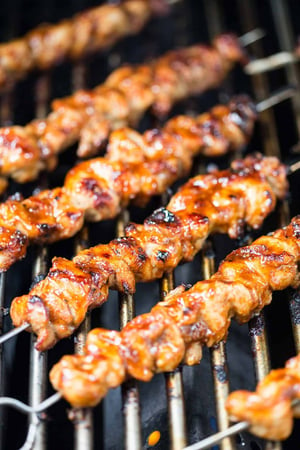 Grilled Chicken Kabobs