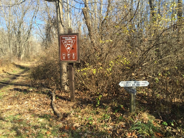Warbasse Junction- Lafayette, NJ where the Paulinskill Valley Trail intersects with the Sussex Branch Trail