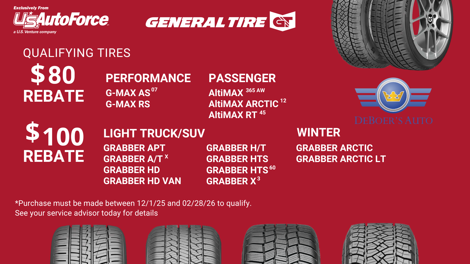 USautoForce General Tire