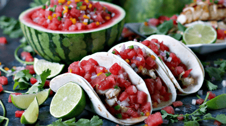 Watermellon Tacos