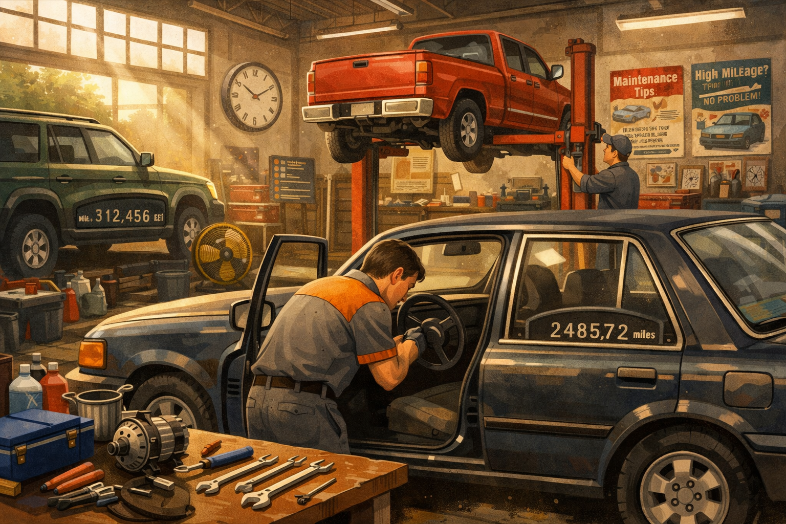 high mileage vehicles -
