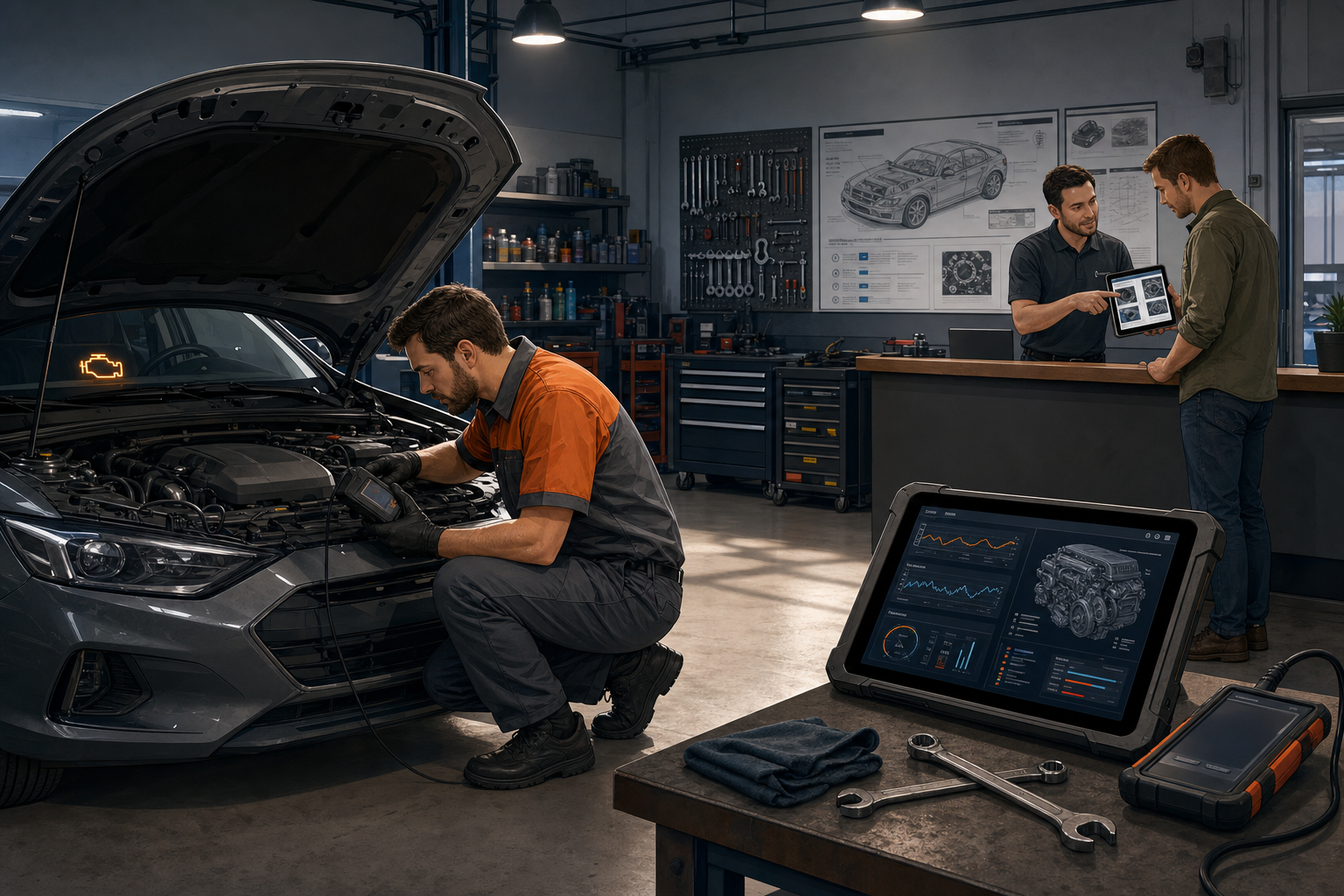 diagnosing done right at DeBoer's Auto