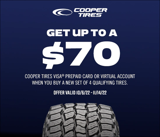 Cooper tire promo