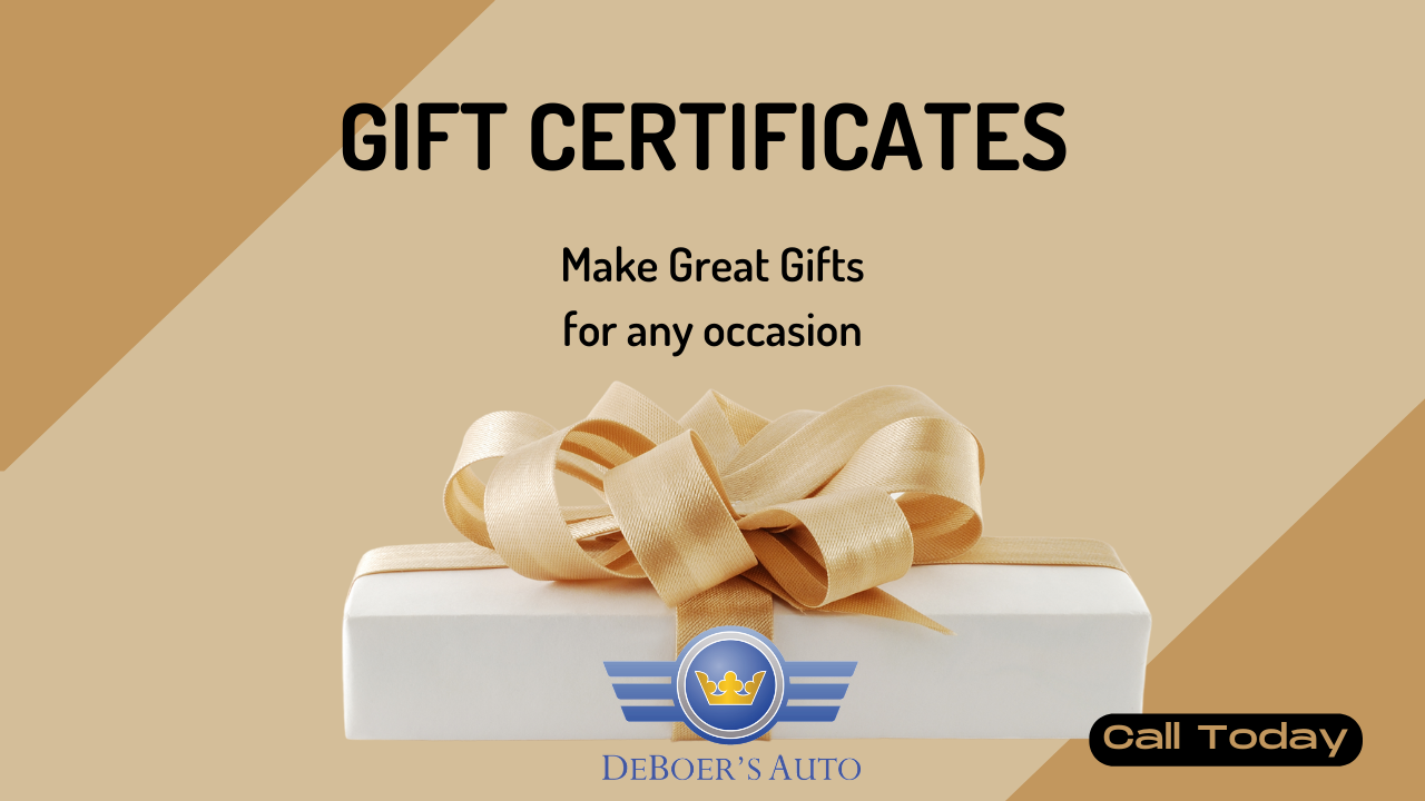 gift certificates