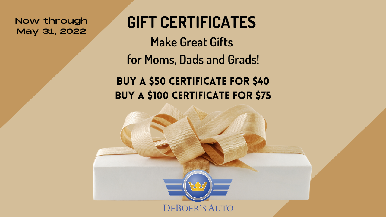 gift certificates