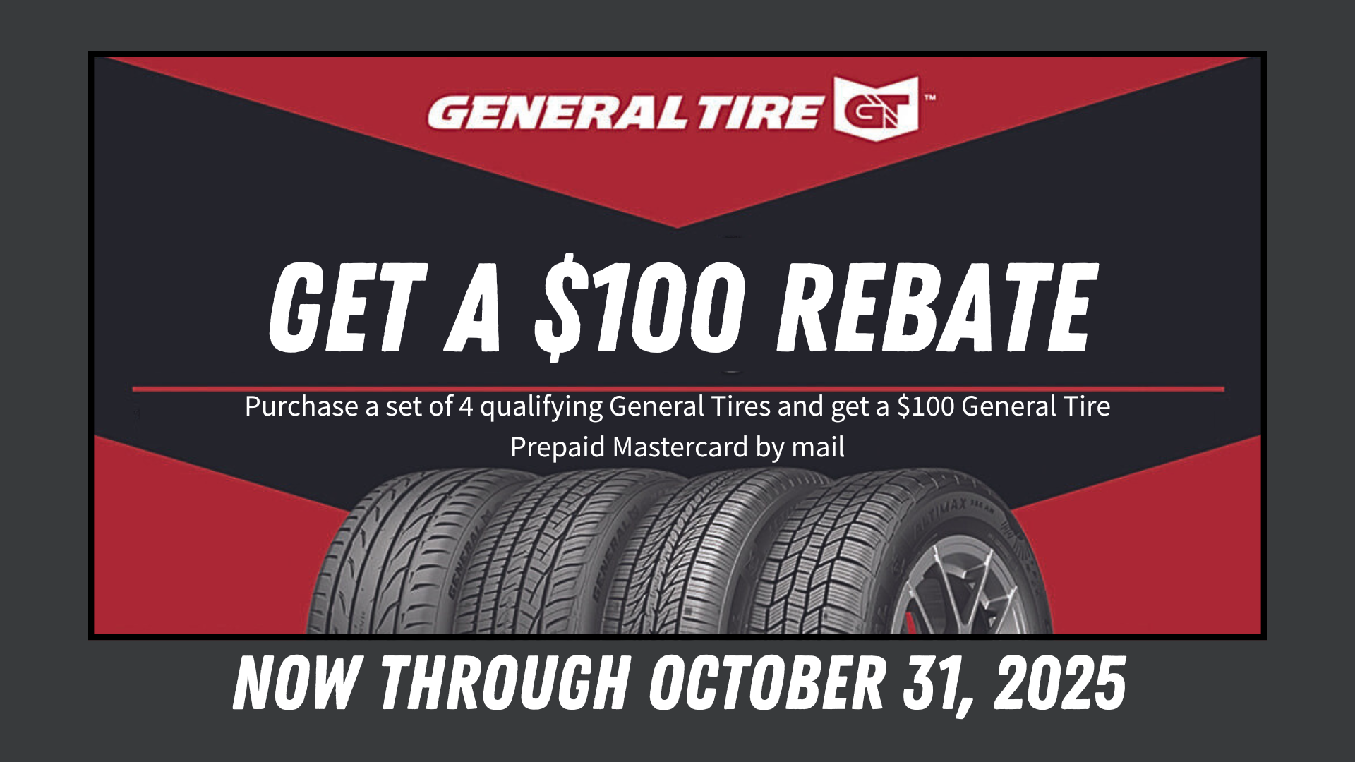 general tire promotion September and October 2025