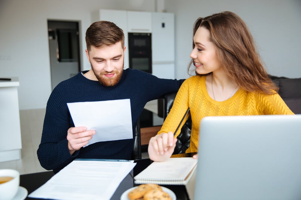 couple at computer