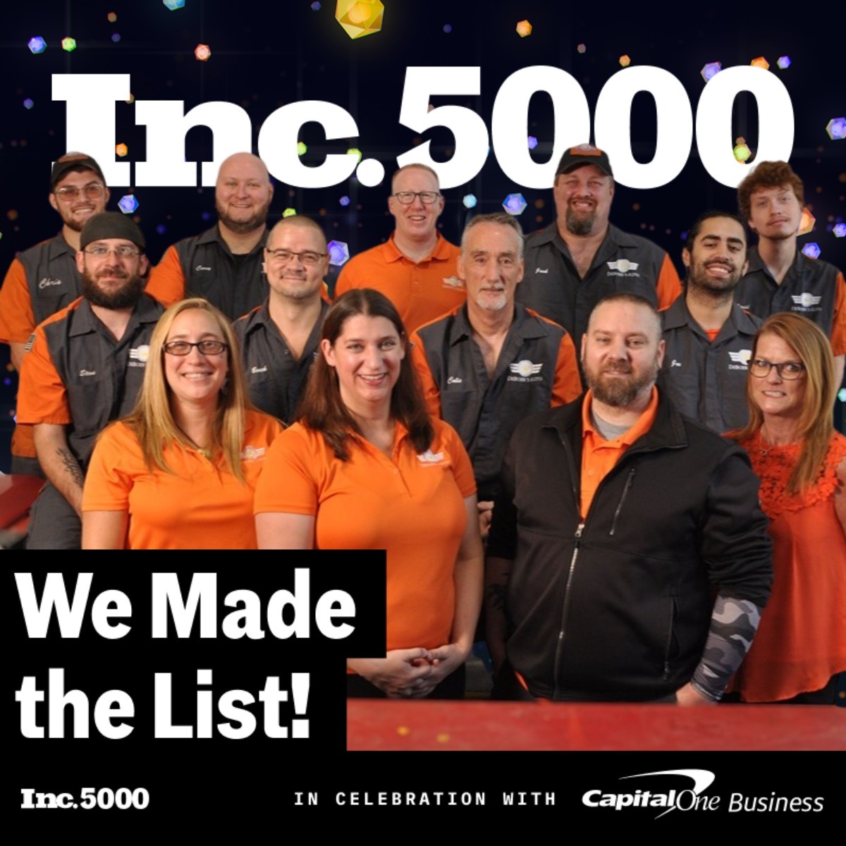 DeBoer's Auto Team Made the Inc. 500 List!
