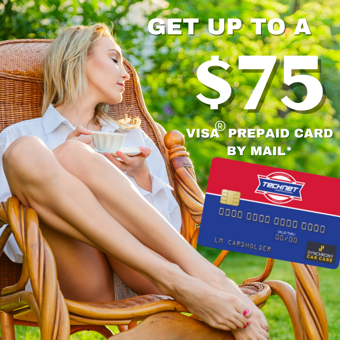 synchrony credit card woman relaxing