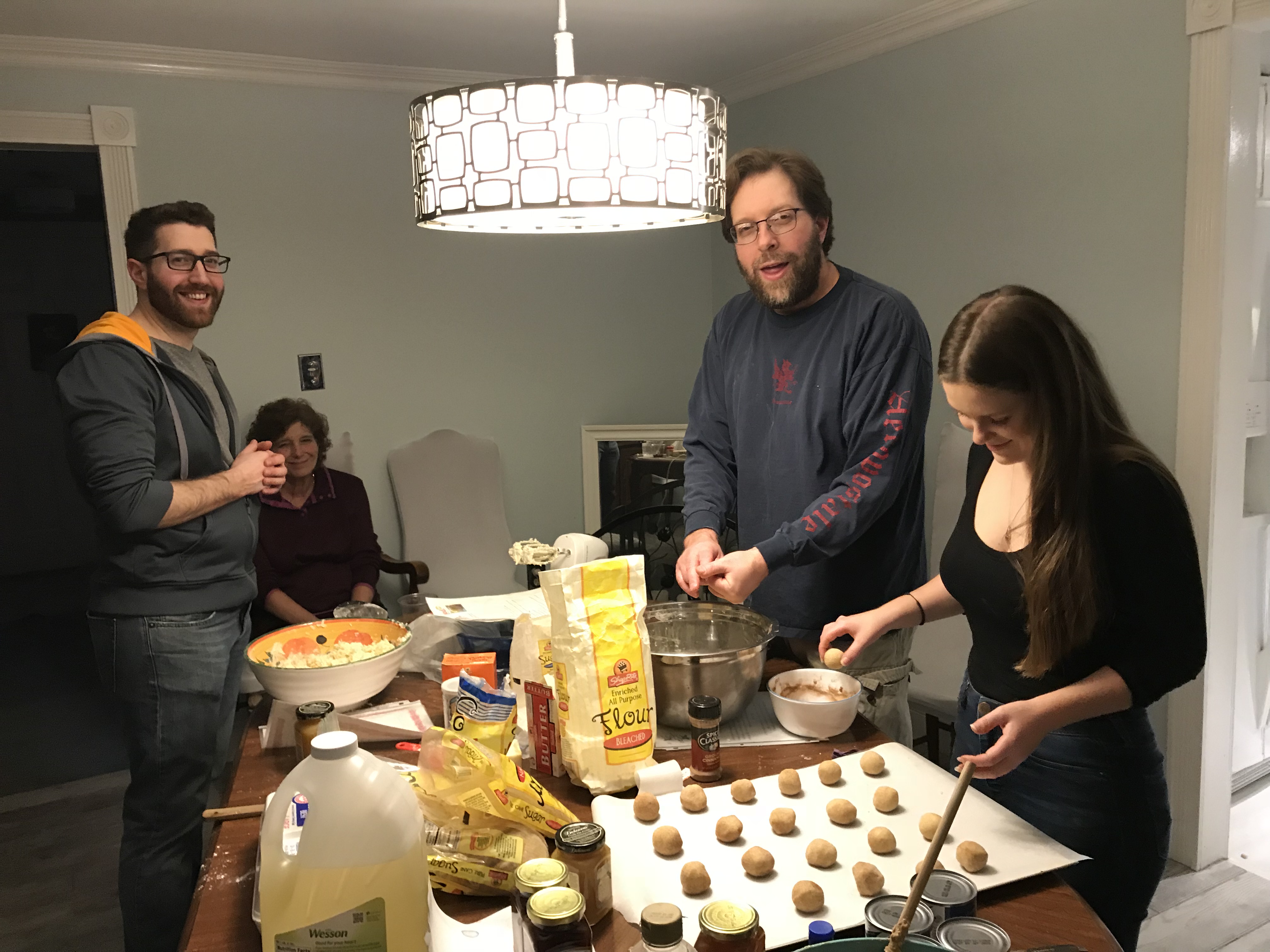 baking cookies