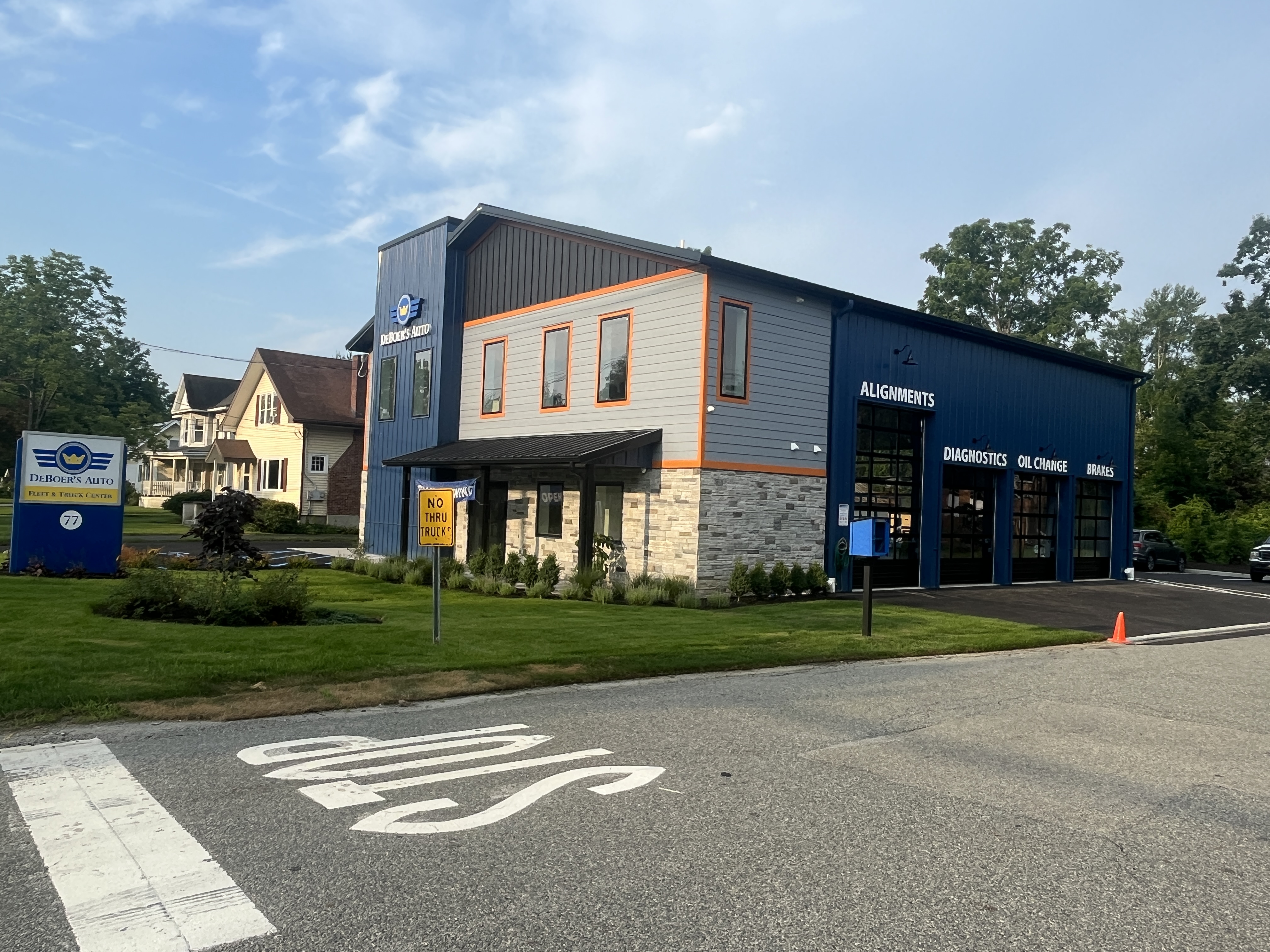 exterior of DeBoer's fleet and truck center