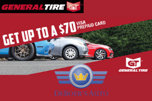 general tire up to $70 offer